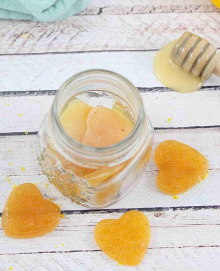 Homemade Honey Lemon Cough Drops