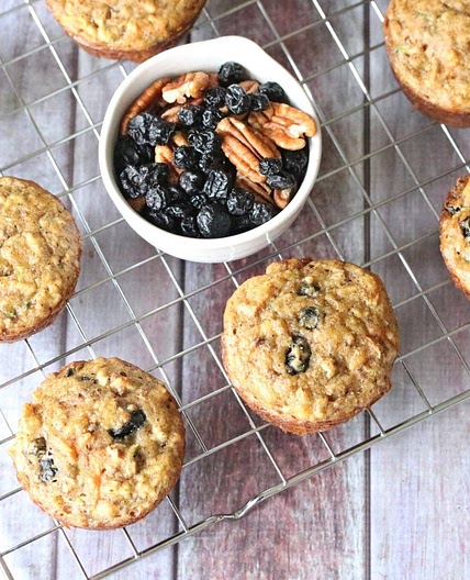Zucchini Morning Glory Muffins (Paleo)