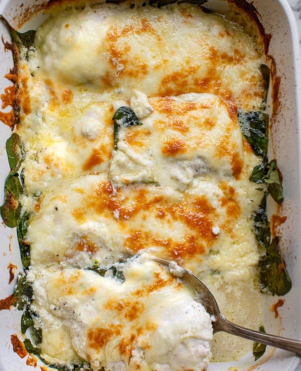 Creamy Spinach Chicken Casserole Recipe