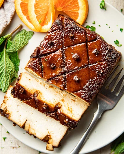 Brown Sugar Glazed Tofu Roast