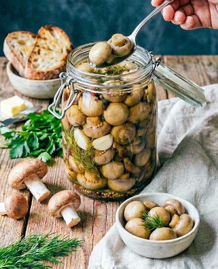 Pickled Mushrooms