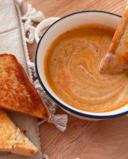 Grilled Cheese and Tomato Soup