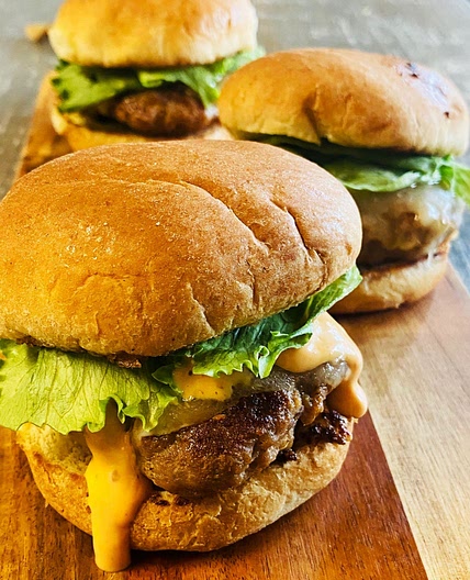 Griddle Cajun Turkey Sliders