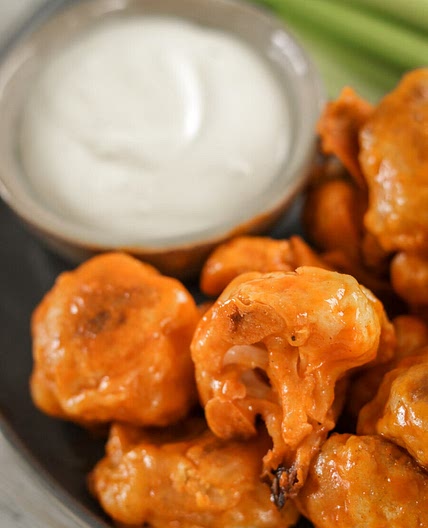 Vegan Buffalo Cauliflower Wings