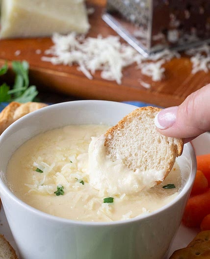 Garlic Parmesan Cream Cheese Dip Recipe