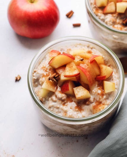 Apple Pie Overnight Oatmeal