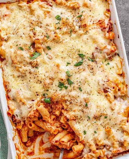 Baked Ziti Recipe (with Ricotta)