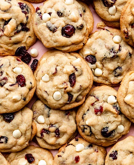 Soft-Baked White Chocolate Cranberry Cookies