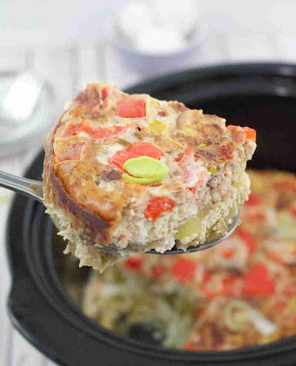Dairy-Free Egg Casserole In The Slow Cooker