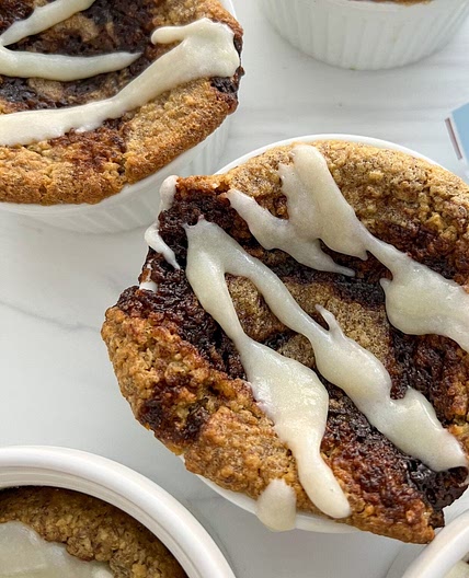 Cinnamon Roll Baked Oatmeal - Single Serve