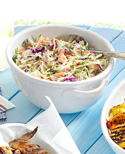 Basil Dill Coleslaw