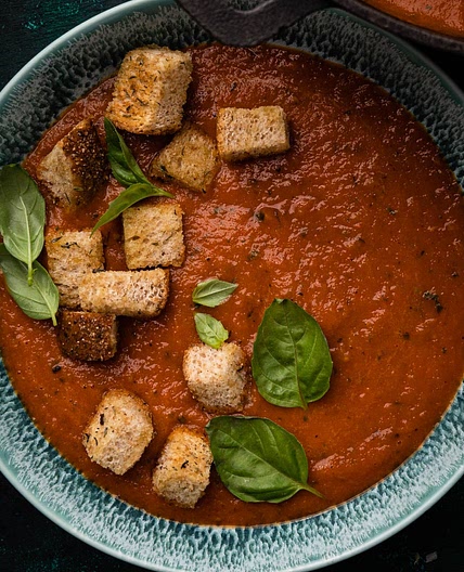 Roasted Red Pepper and Tomato Soup