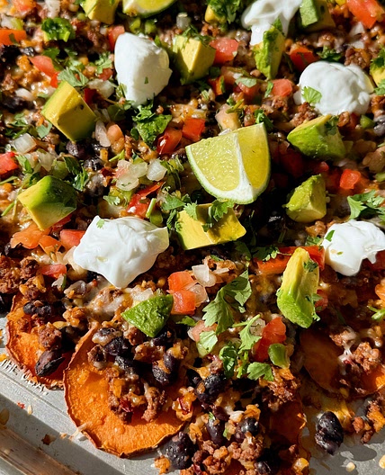 Healthy Sweet Potato Nachos