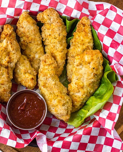 Air Fryer Chicken Tenders: Paleo, Whole30, Low Carb, Gluten-Free with Oven Instructions