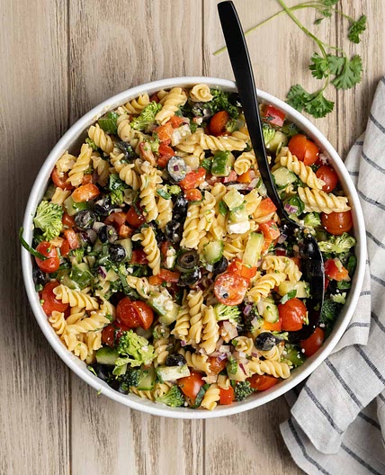 High Protein Pasta Salad