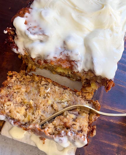 Cinnamon Roll Banana Bread