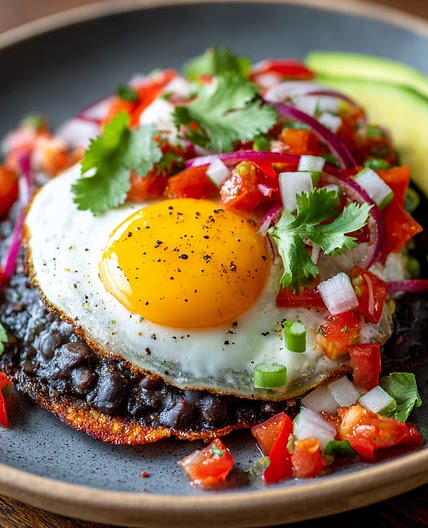 Black Bean Huevos Rancheros