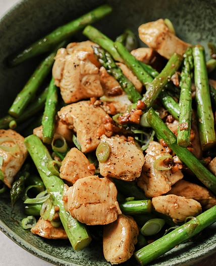 Sheet Pan Lemon Chicken and Asparagus
