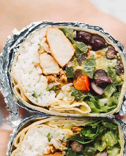 Copycat Chipotle Chicken Burritos Recipe