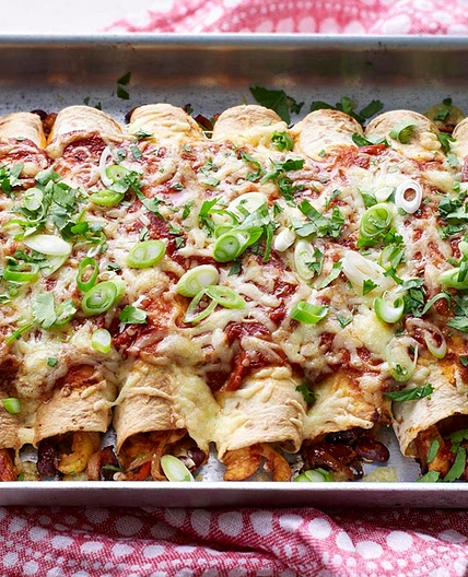 Chicken enchiladas