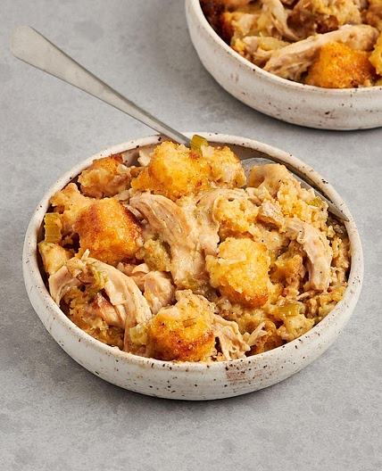 Chicken Cornbread Casserole