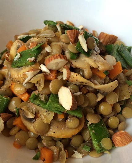 Receita de Salada de lentilha light