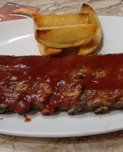 Costelinha de porco na grelha