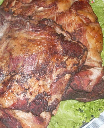 Costelinha de porco ao vinho tinto