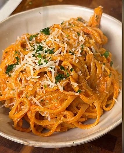 Creamy Eggplant and Pasta