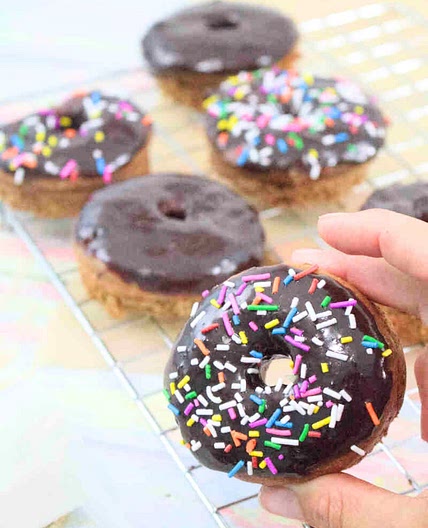 Gluten-Free Glazed Protein Donuts