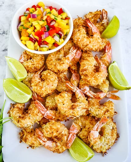 Easy 7 minute Air Fryer Coconut Shrimp Recipe