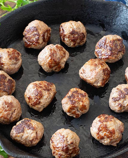 Pork and Beef Meatballs Recipe