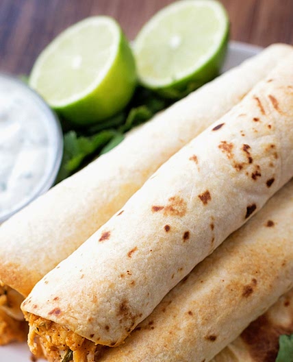 Oven Baked Chicken Taquitos Recipe