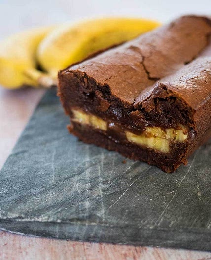 Cake chocolat banane