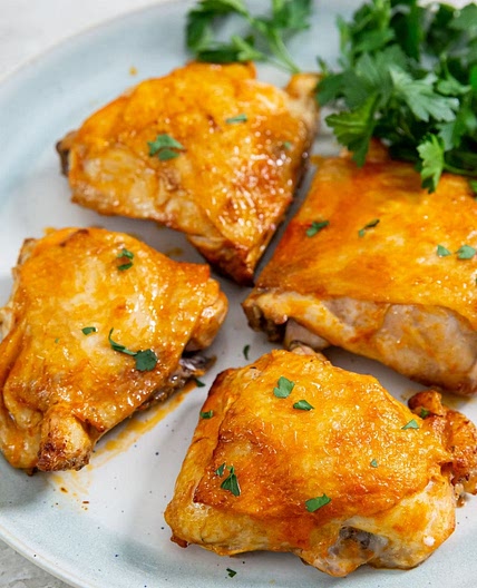 Air Fryer Buffalo Chicken Thighs