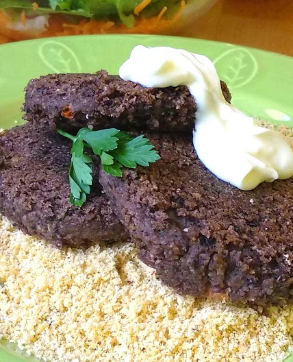 Receita de Hambúrguer de feijão preto