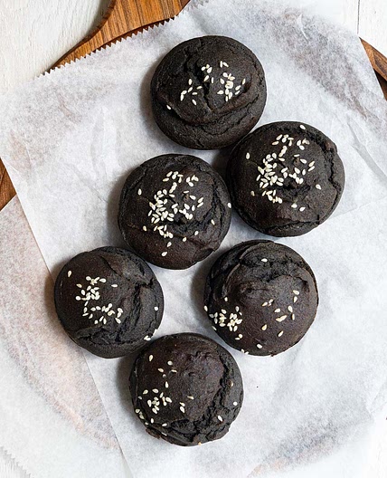 Healthy Black Sesame Date Cake