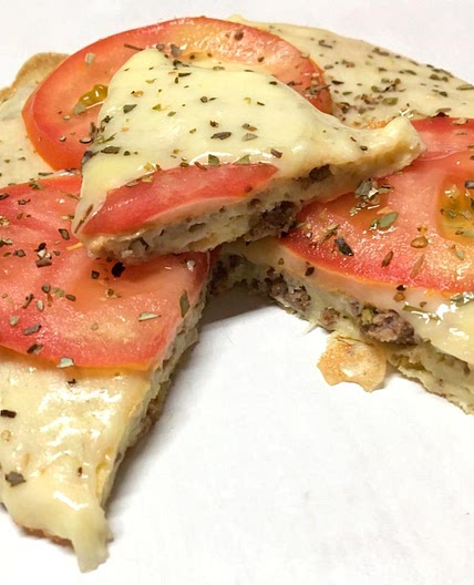 Receita de Pizza de tapioca na frigideira