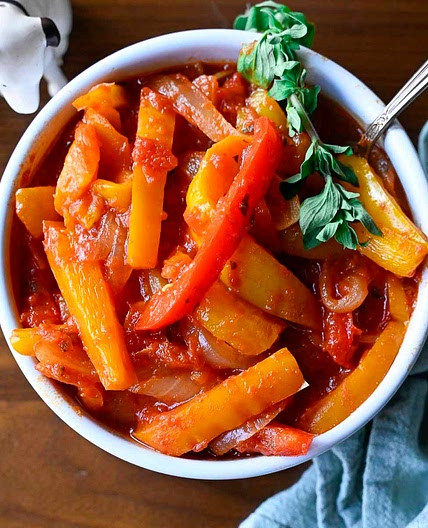 Peperonata (Italian Stewed Peppers)