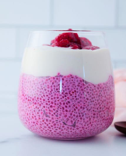 Dragon Fruit Chia Pudding