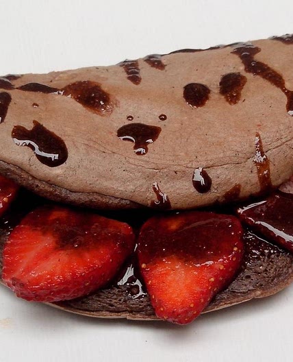 Receita de Crepioca de chocolate fit