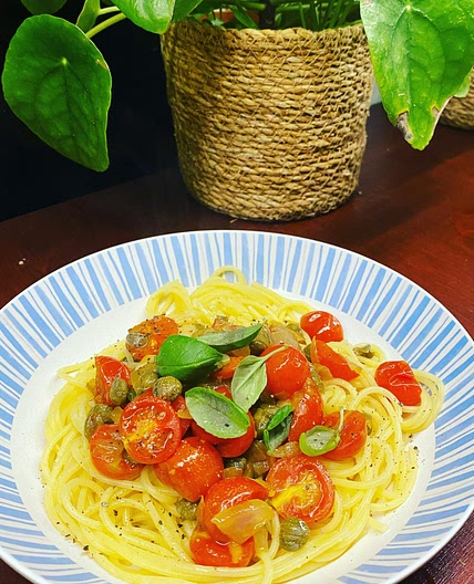 Lemon & Caper Spaghetti