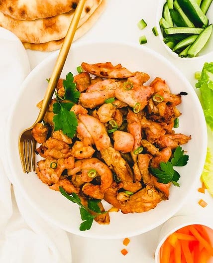 Sheet Pan Chicken Shawarma