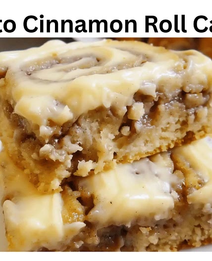 Keto Cinnamon Roll Cake