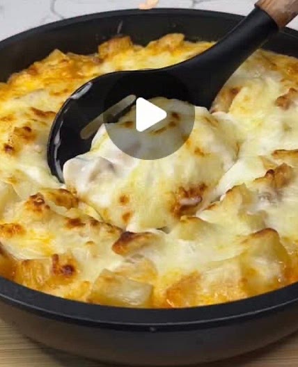 Batata à Bolonhesa Gratinada