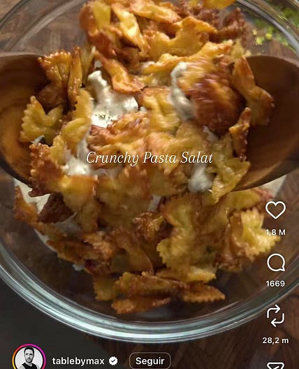 Salada de Massa Crocante