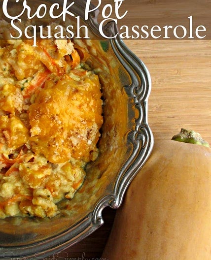 Crock Pot Squash Casserole Recipe with Wilton Armetale