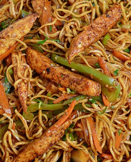 Street Style Hakka Noodles