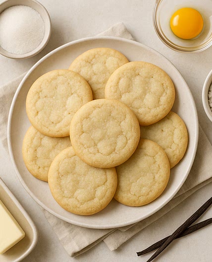 Vanilla Sugar Cookies Recipe
