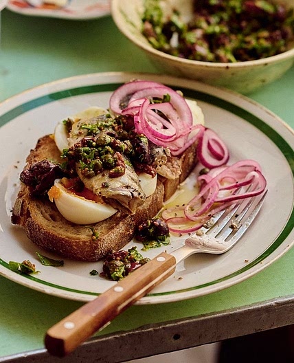 Sardines on sourdough toast